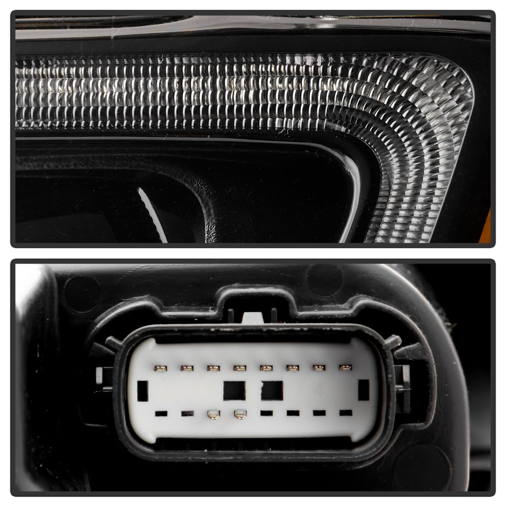 Jeep Grand Cherokee Spyder (POE) 17-21 (Fit HID Model) w/Auto Leveling LED DRL Headlight (Low D3S High D3S) - OE Chrome Left