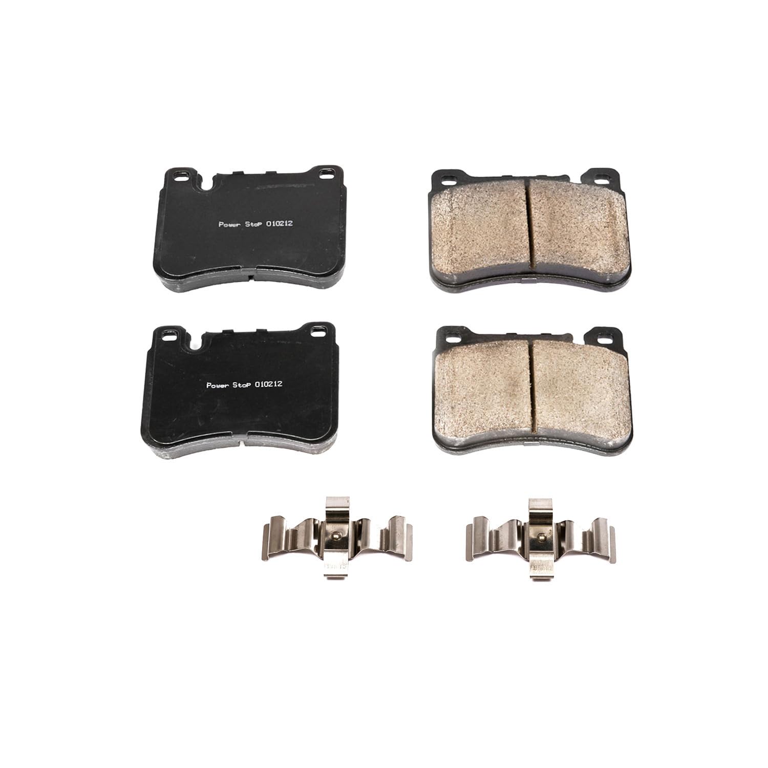 Power Stop Brake Kit Front For Mercedes-Benz C230 2003-07 |C280 2006 |C320 2001-05 |C350 2006-07 |CLK350 2006-09 |Mercedes-Benz SLK280 2006-08 - Ceramic Brake Pads With Installation Hardware, 17-1121