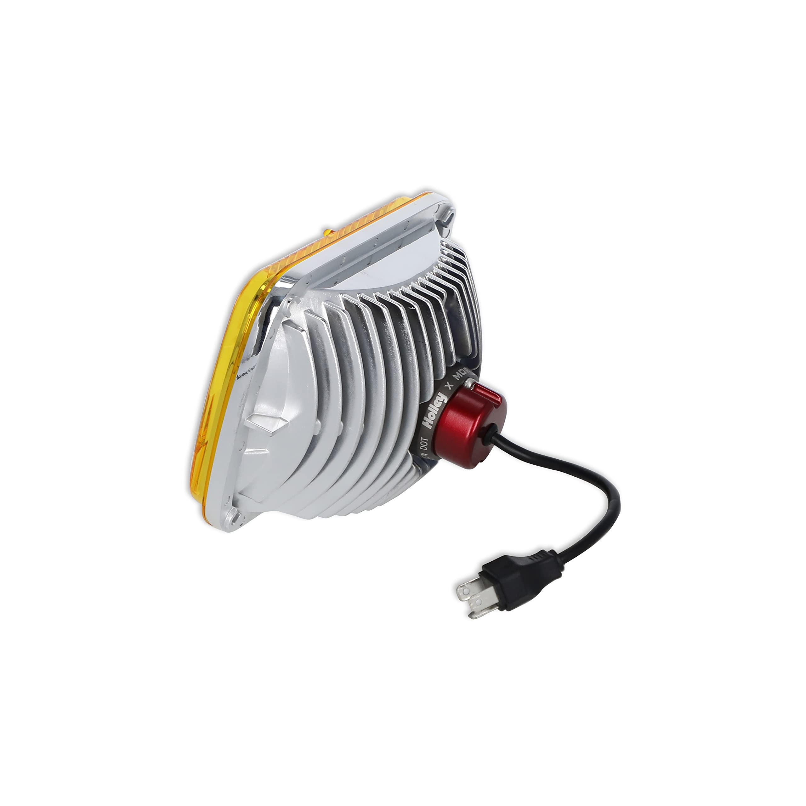 Yellow Lens Holley RetroBright LED Headlight (Utilizes 5700K Bulb)