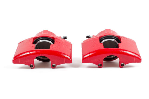 Power Stop Pair of High-Temp Red Powder Coated Front Calipers For C3500 Express 2500 Express 3500 Chevy K3500 Ram 2500 Ram 3500 C3500 G3 K3500 Savana 2500 Savana 3500 [Model Specific]