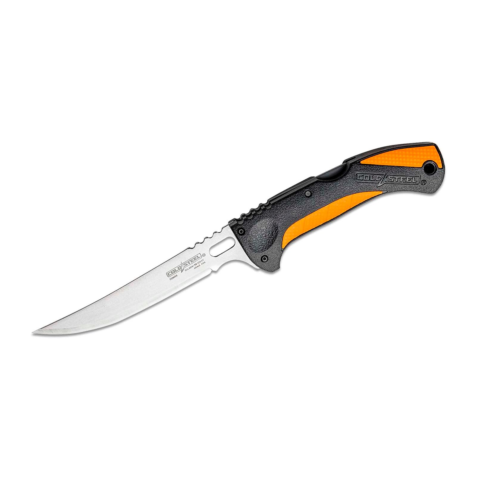 Cold Steel Hunting Kit Click-N-Cut Lightweight Skinning Boning General Purpose Field Knife - 5 Interchangeable 4116 Stainless Steel Blades, Ergonomic Textured Handle, Carrying Case Included