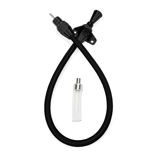 Lokar 36" Dipstick Trans Fmx Firewall Mount Black Ss Housing XTD-3FMXFM