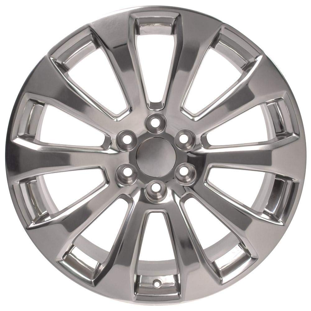 22 Inch OE Wheels CV95 Rim Fits Suburban 1500 High Country Style 6x139.7 22x9 Polished - Hollander 5922 (1)