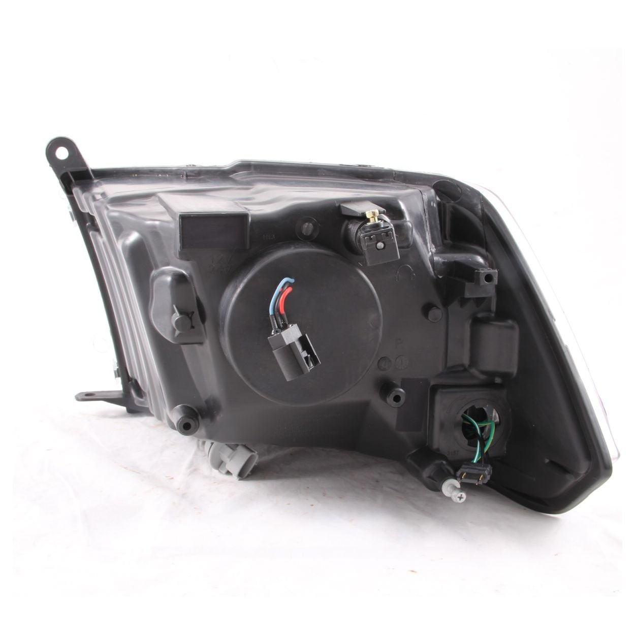 Projector Headlight Set ANZO USA w/U-Bar Halo-Black