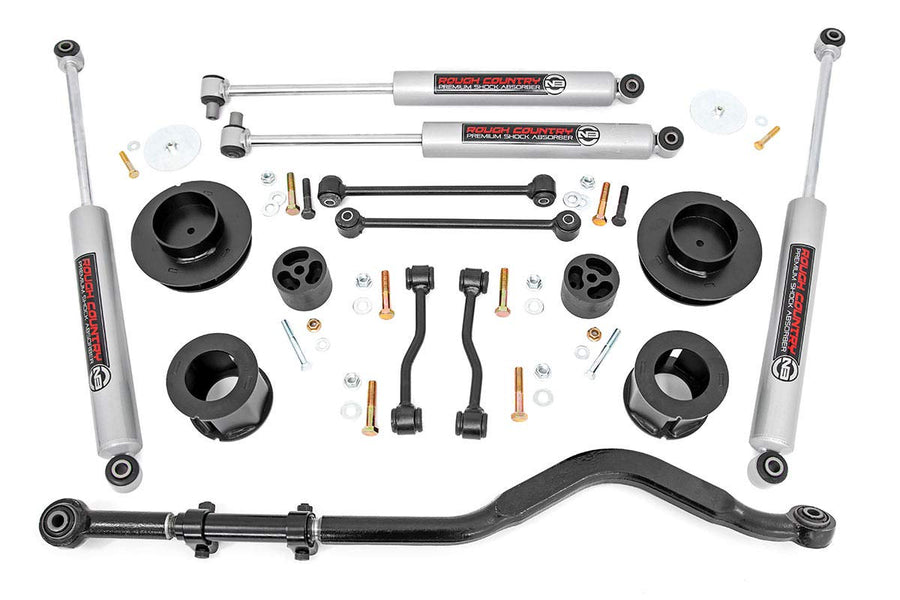 3.5" Lift Kit Rough Country w/N3 Shocks for 20-24 Jeep Gladiator JT 4WD - 63730
