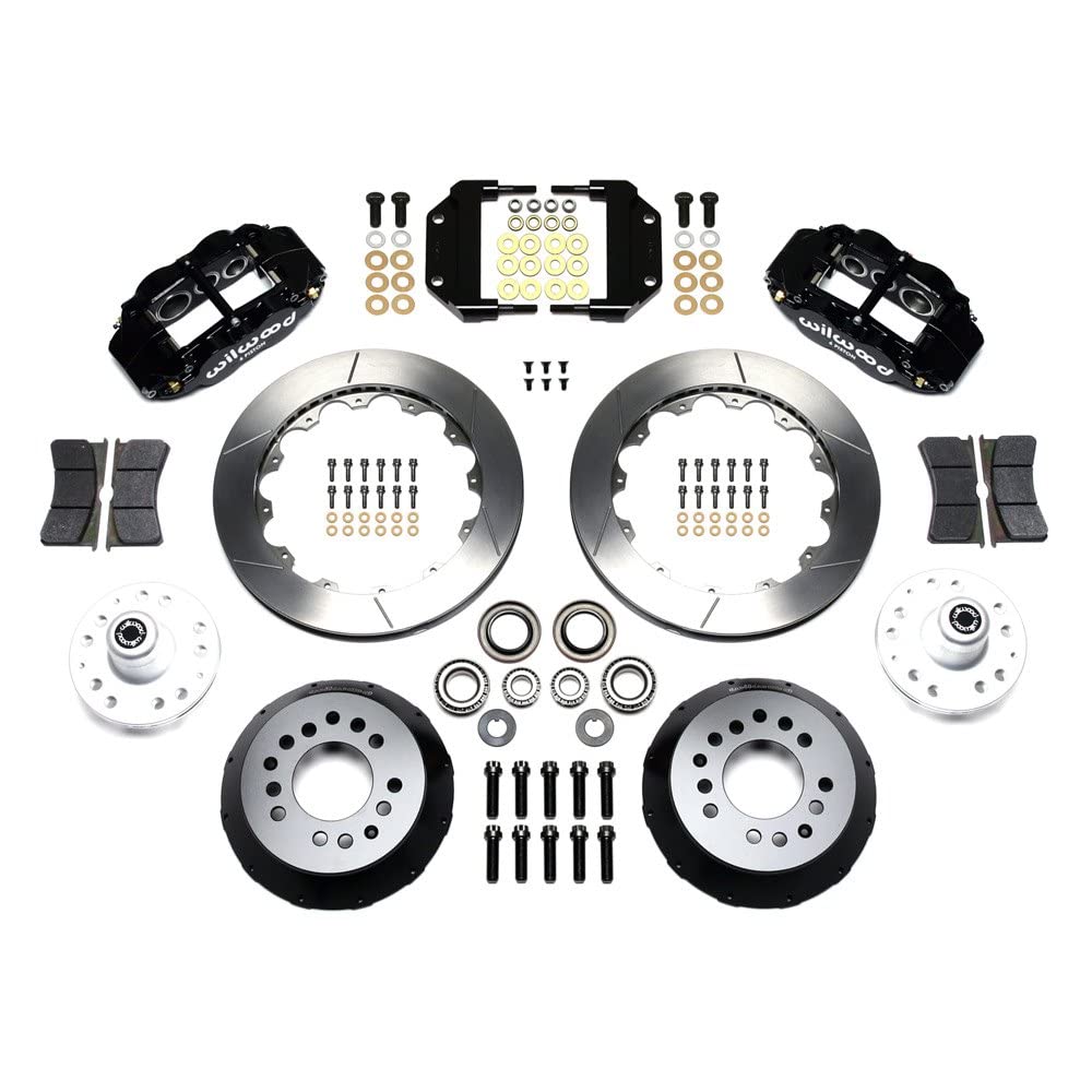 12.88" FNSL6R Hub Kit, Front, Drill, Red