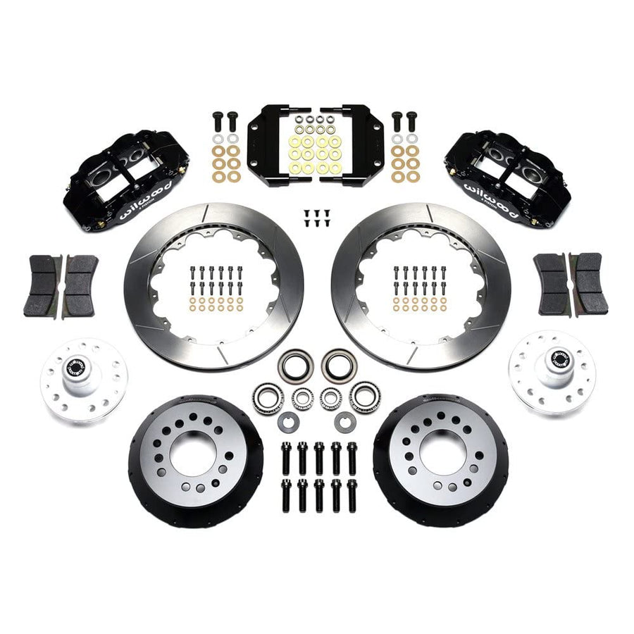12.88" FNSL6R Hub Kit, Front, Drill, Red