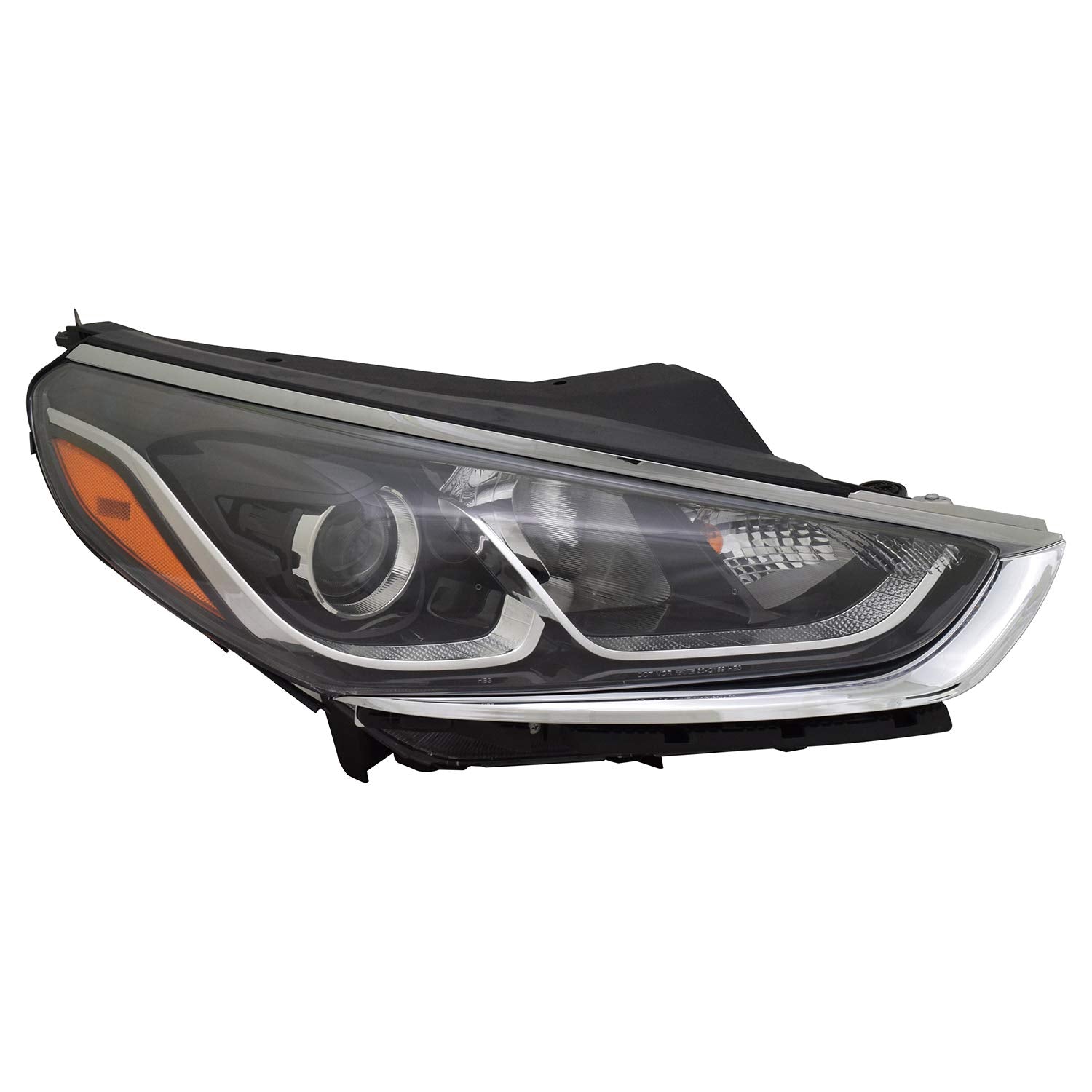 Right TYC Headlight Assembly Compatible with 2018-2019 Hyundai Santa Fe