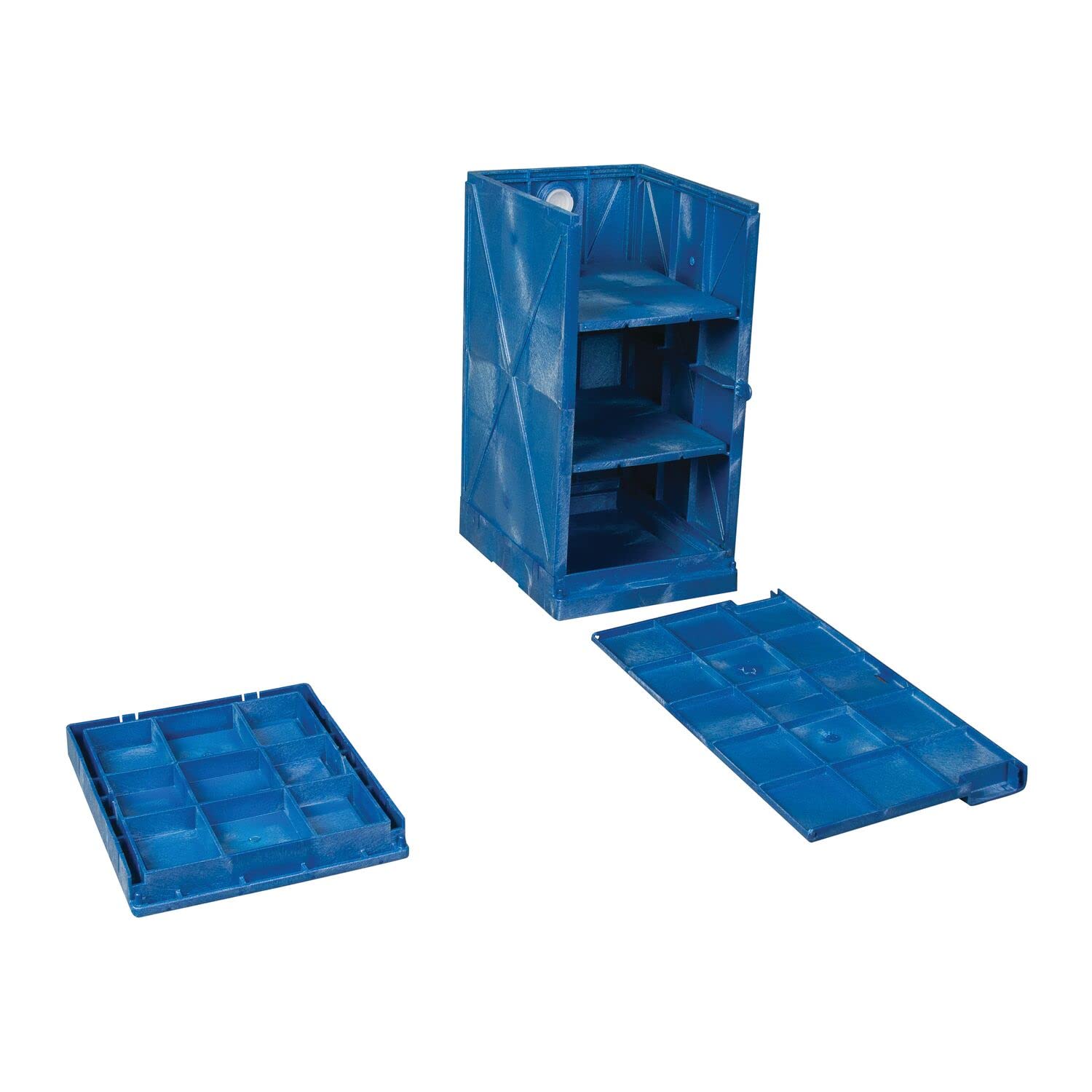 Under Counter Eagle M24CRA Modular Poly Cabinet, 2 Doors, 24 gal, Blue