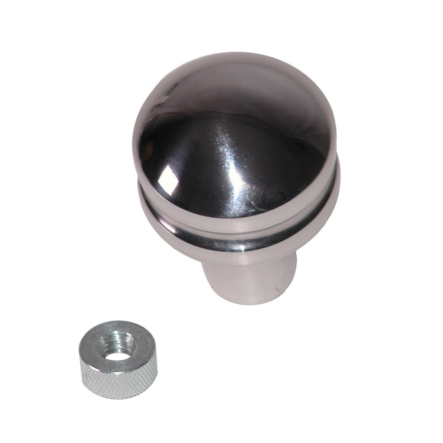 Transmission Shift Knob Rugged Ridge for Jeep Wrangler TJ | Billet Aluminum, Silver | 11420.23 | Fits 1997-2006 Jeep Wrangler TJ