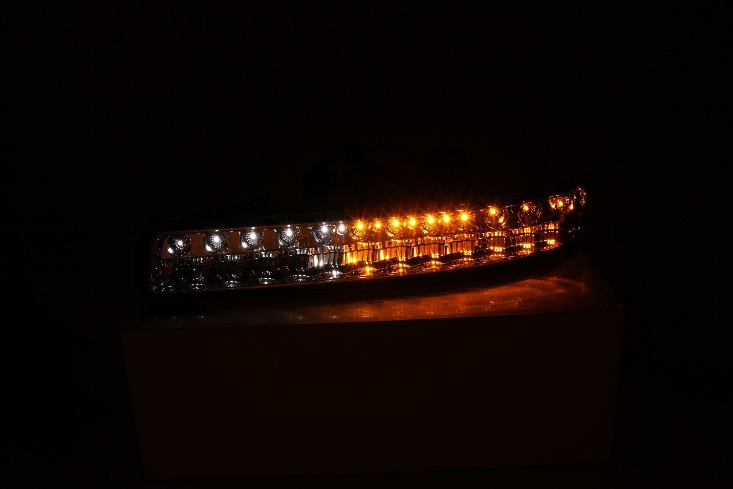 Anzo USA 511052 Chrome GMC SierraYukon LED Parking Light Assembly - (Sold in Pairs)