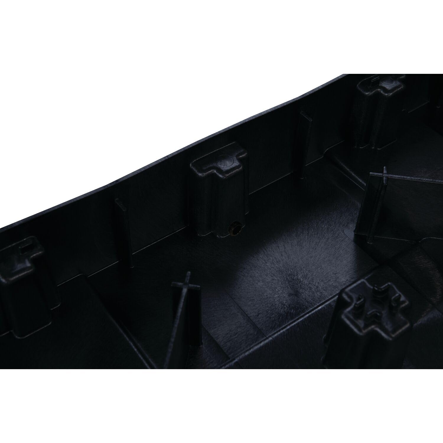 4 Drum Spill Platform Eagle Square with Drain and Forklift Pockets, 51.5"x51.5"x6.5", 60.5 Gallon Sump, 10,000 lbs. Load Capacity Containment Tray, Made in USA, Black, 1635BD