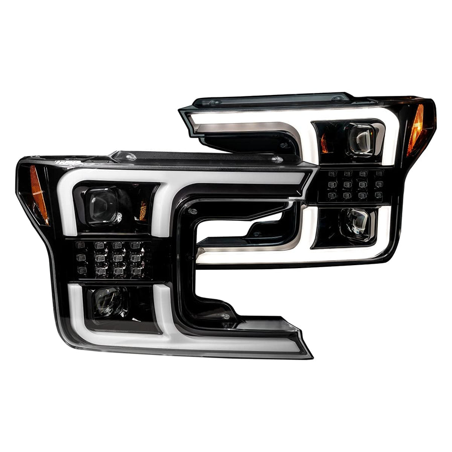 264390BKCS Recon Truck Accessories Projector Headlights fits NULL NULL