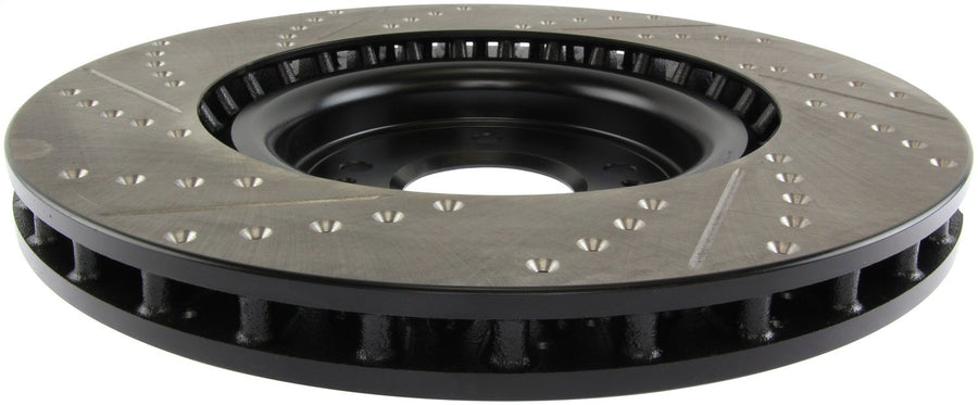 Sport Drilled/Slotted Brake Rotor StopTech 127.46076L (Front Left), 1 Pack