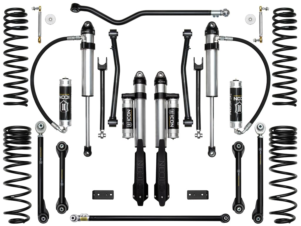 2.5" Lift, ICON Stage 7 Suspension System, Tubular UCA, Compatible with 2020-Up Gladiator, K22107T