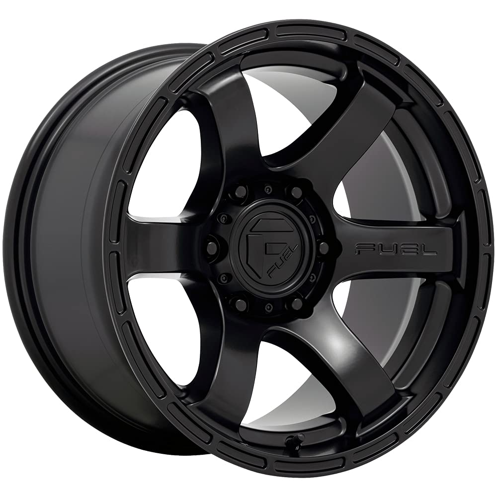 D766 RUSH FUEL OFF-ROAD 18X9, 6X5.5, 5.79, 20mm SATIN BLACK - D76618908457