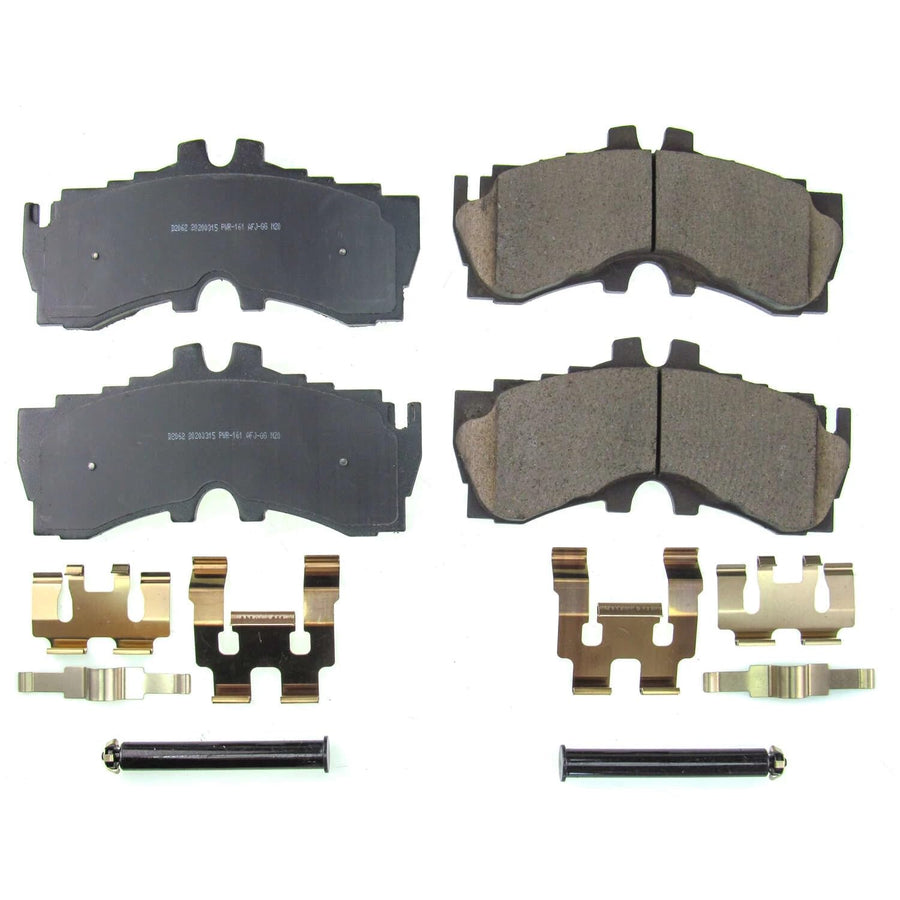 Power Stop Brake Kit Front For Lexus LC500 2018-25 |LC500h 2018-23 |LS500 2018-23 |LS500h 2019 - Ceramic Brake Pads With Installation Hardware, 17-2062