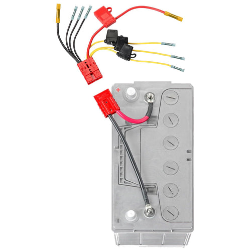 12V Connect-Ease Multi-4 Fused Connection Kit RCE12VB4FK | Perfect for Battery Charger, Depth Finders, Bilge Pumps, and Marine Accessories | Heavy Duty UL1426 Tinned Copper Wire | Battery NOT Included