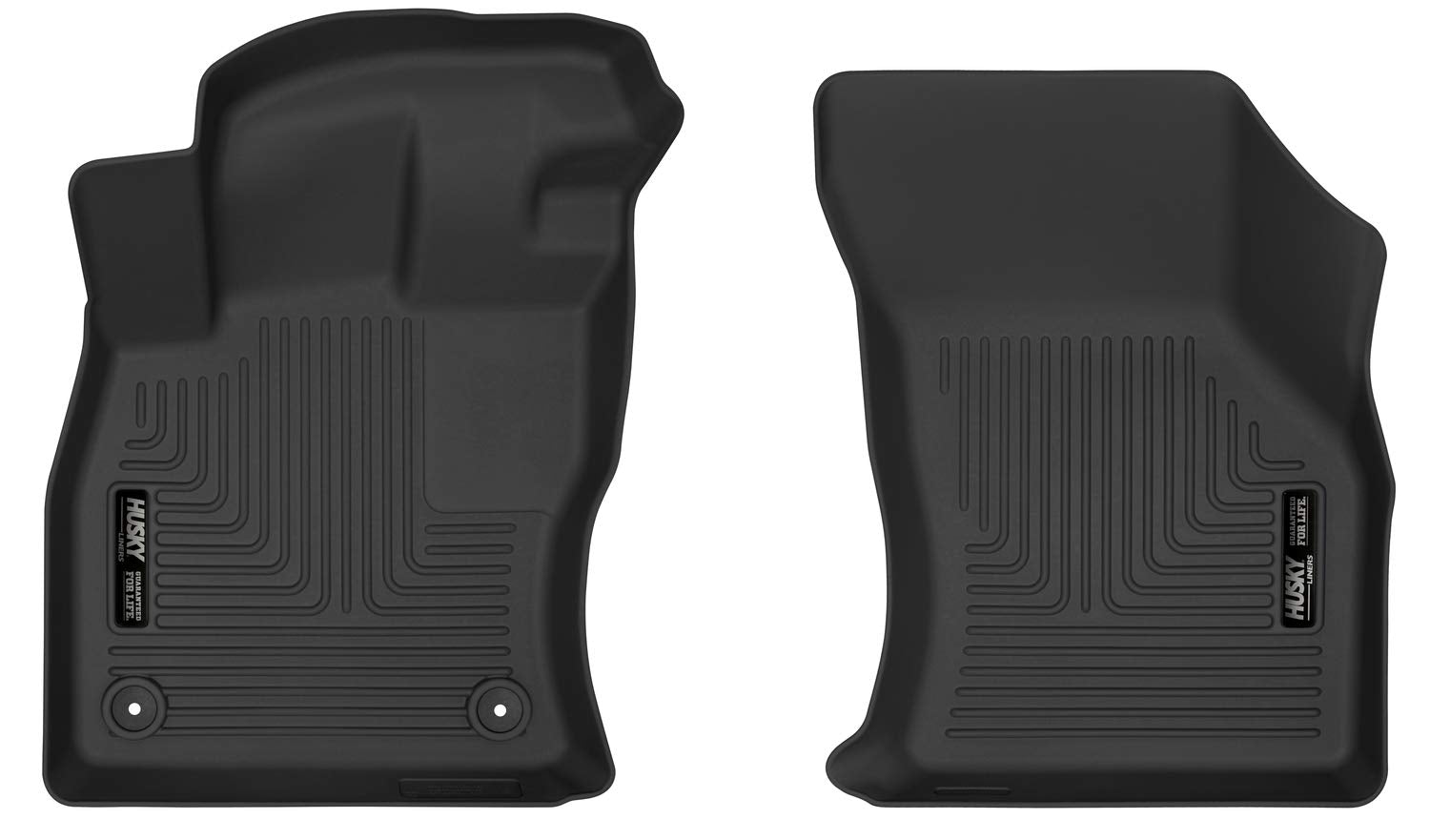 Husky Liners Floor Mats X-act Contour | Fits 2019-2025 Volkswagen Jetta Sedan | Front Row, 2-pc Black - 54751