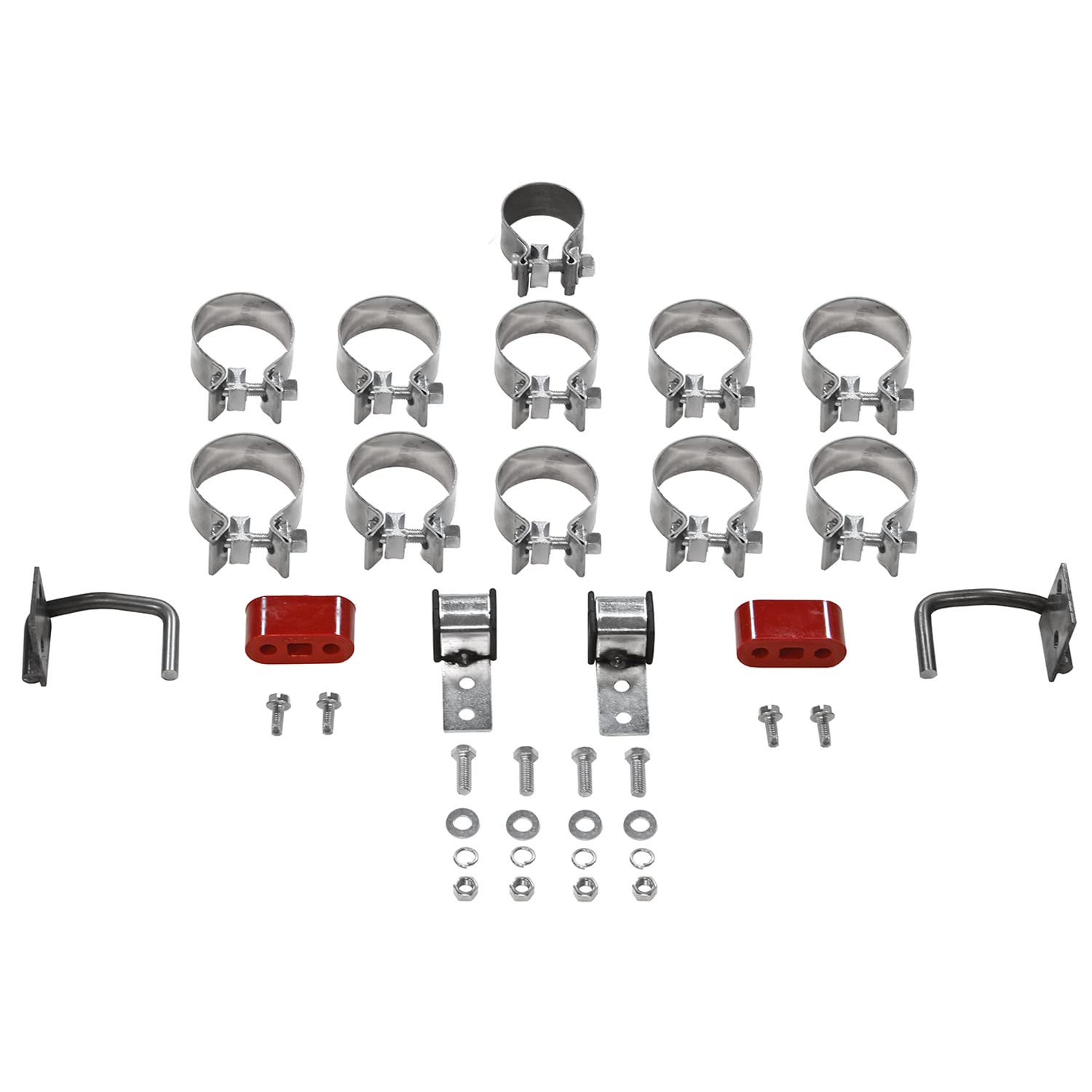 Flowmaster Crossmember Back 817940 Exhaust Kit 2.5 Inch 409 Stainless Steel Compatible with 1967-1972 Chevy/GMC K10, K15/K1500, K20, K25/K2500 4WD V8