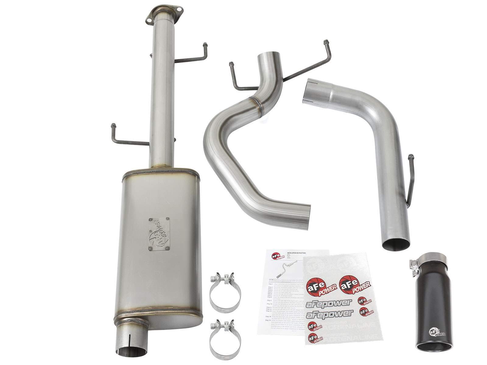 MACH Force-Xp aFe Power Performance Exhaust System (forToyota cat-Back, 3", Stainless)