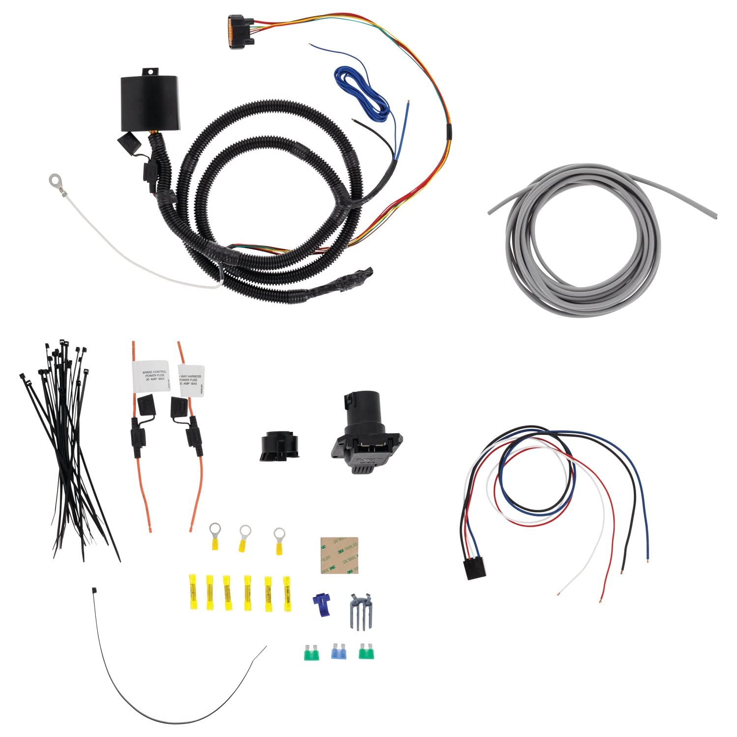 Tekonsha Complete 7-Way Tow Harness Kit, Compatible with Select Hyundai & Kia Vehicles, Copper, 4 Pounds