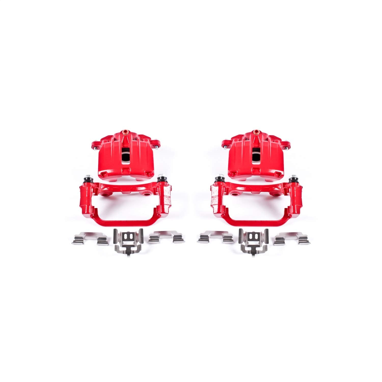 Power Stop Rear S4726 Pair of Red High-Temp Calipers For DeVille, Astro, Silverado 1500, Silverado 1500, Suburban 1500, Tahoe, Safari, Sierra 1500, Sierra 1500, Yukon, Yukon XL 1500 [Model Specific]