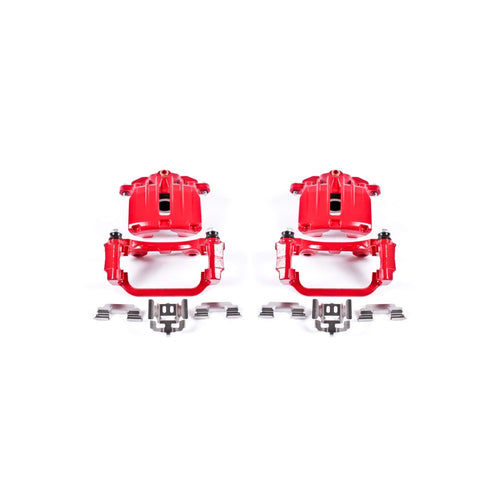 Power Stop Rear S4726 Pair of Red High-Temp Calipers For DeVille, Astro, Silverado 1500, Silverado 1500, Suburban 1500, Tahoe, Safari, Sierra 1500, Sierra 1500, Yukon, Yukon XL 1500 [Model Specific]