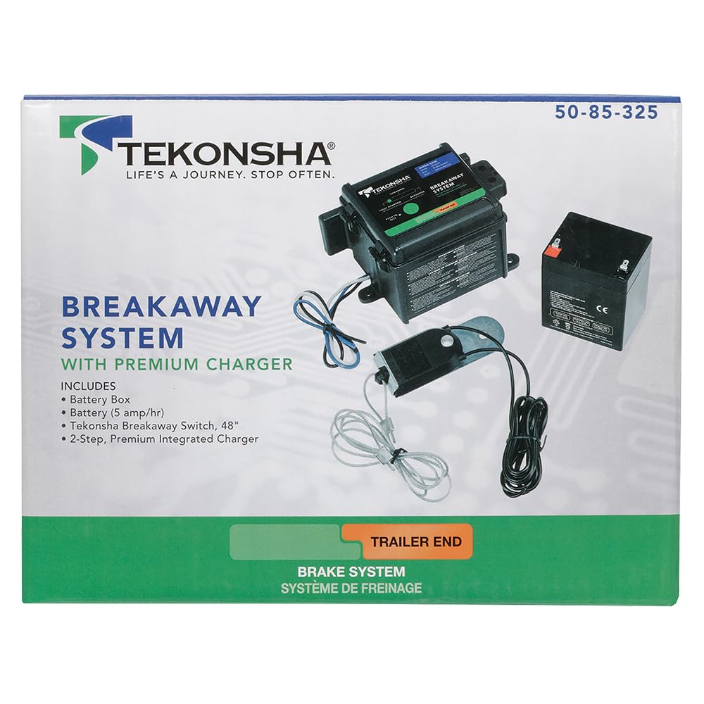 Shur-Set III Tekonsha 50-85-325 Breakaway System with LED Test Meter, Battery, Switch and Charger