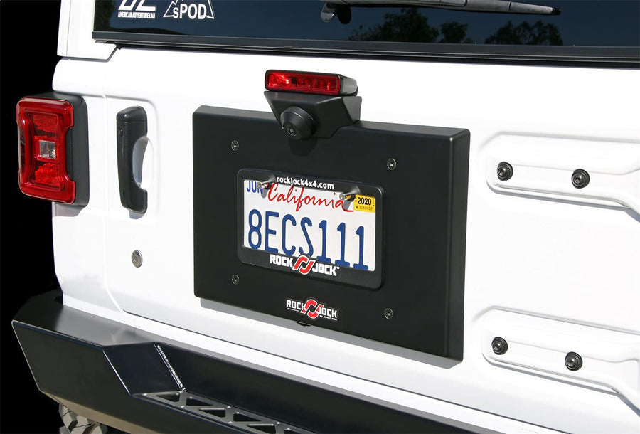 Spare Tire Mount Delete and Vent Cover RockJock Fits Wrangler (JL)