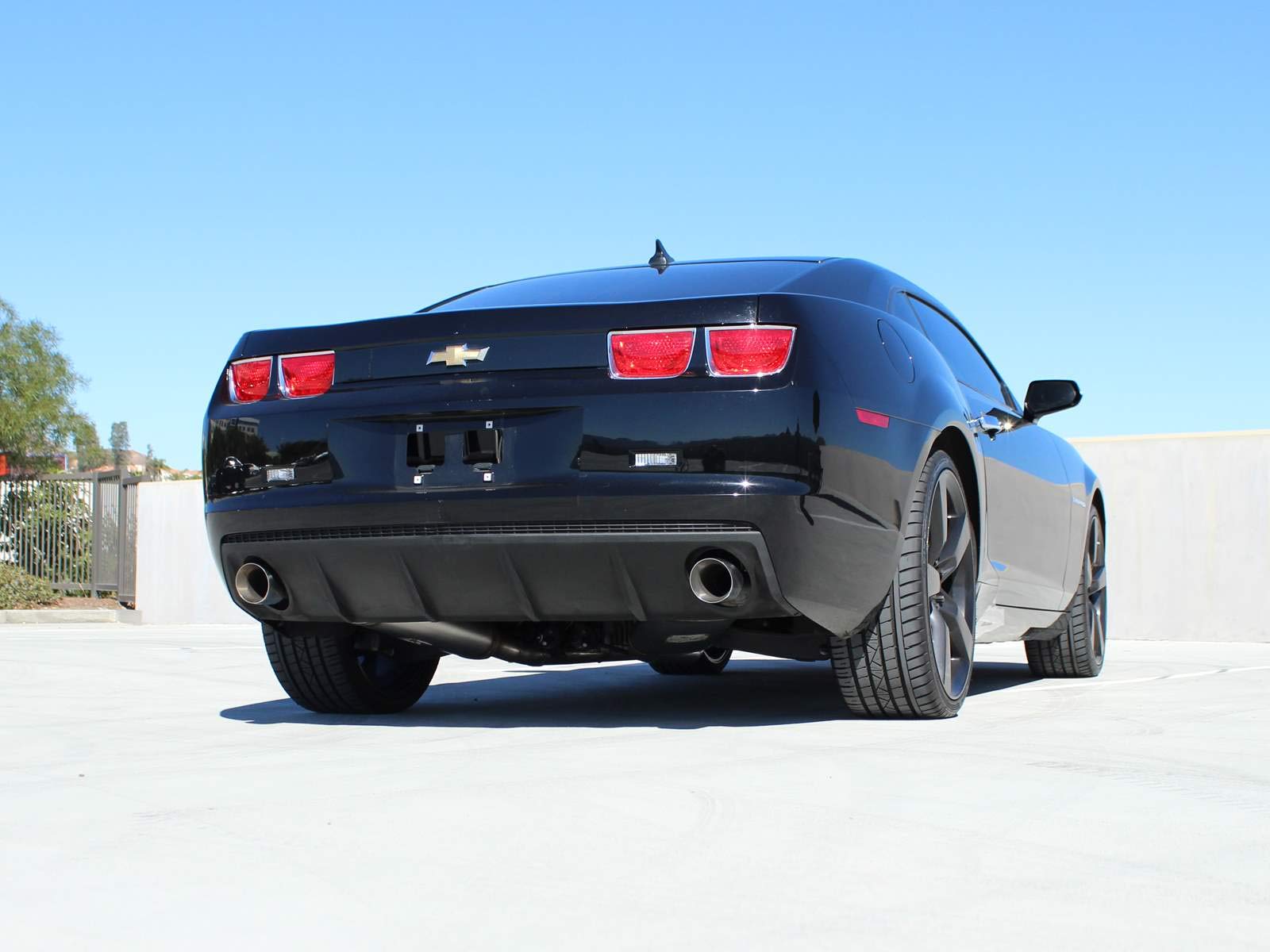 409 Stainless Steel aFe Cat-Back Exhaust System with 2.5" Black Tip for Chevrolet Camaro V6-3.6L Engine