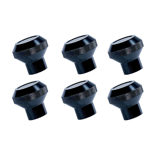 Dash Knob Rugged Ridge for Jeep CJ | Aluminum, Black | 11420.02 | Fits 1976-1986 Jeep CJ