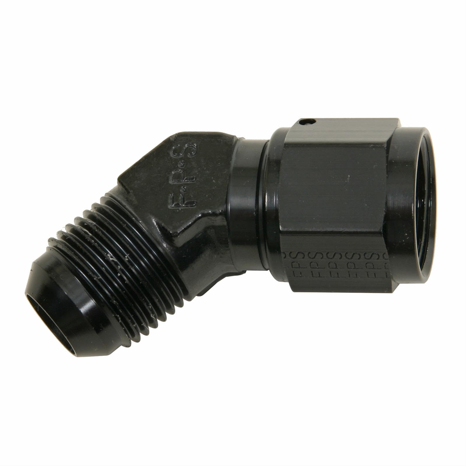 Fragola Performance Systems #10 Female - Male Flare 45 Black 498005-BL