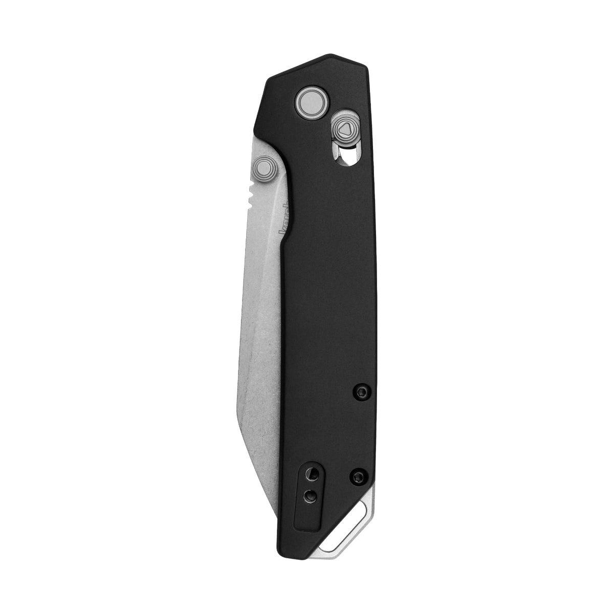 Kershaw Reverse Tanto Iridium Folding Pocket Knife, Sleek 3.4 inch D2 Steel Blade, DuraLock Locking Mechanism, Aluminum Handle, Designed in the USA