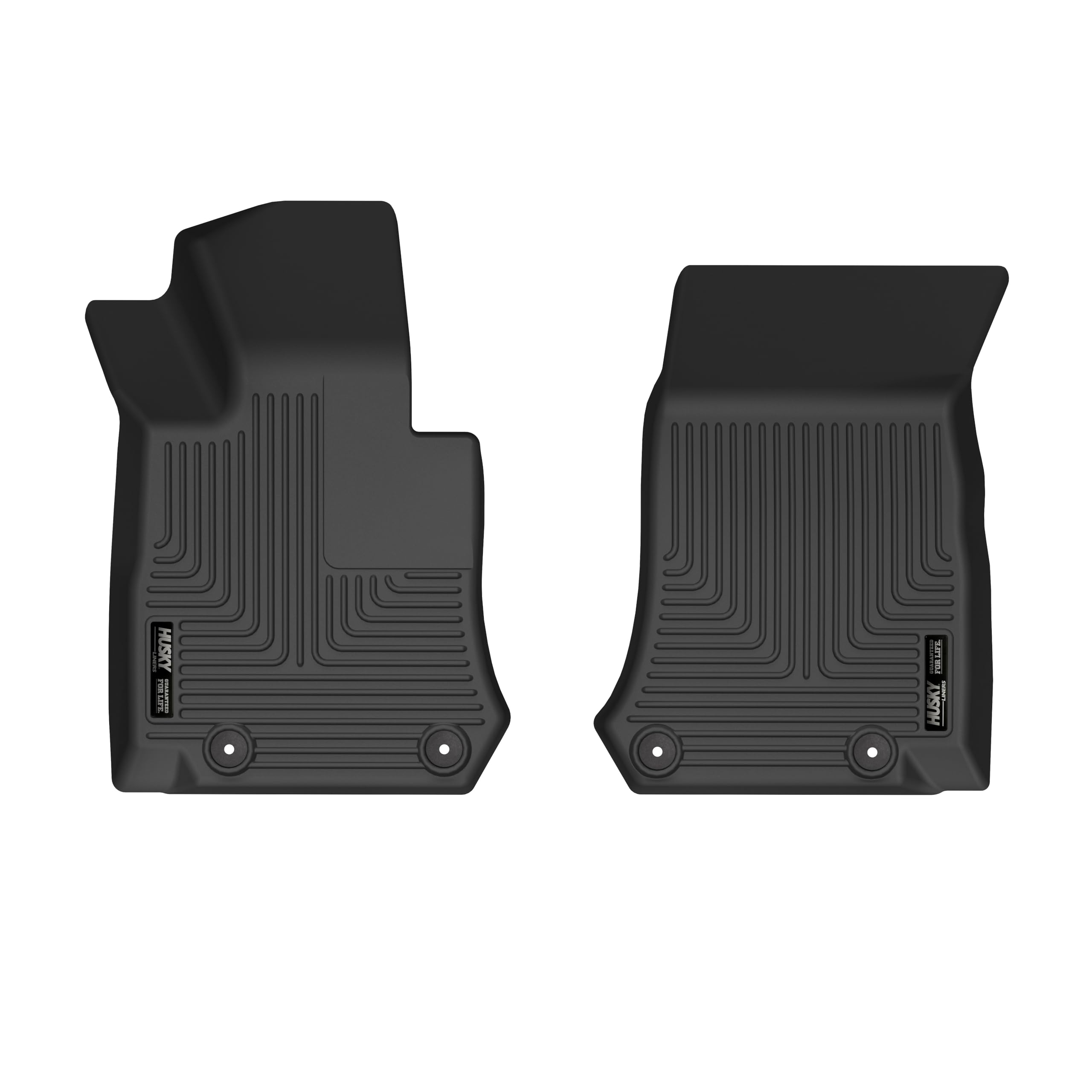 Husky Liners Floor Mats X-act Contour | Fits 2017-2022 Mercedes-Benz GLC300 | Front Row, 2-pc Black - 51401