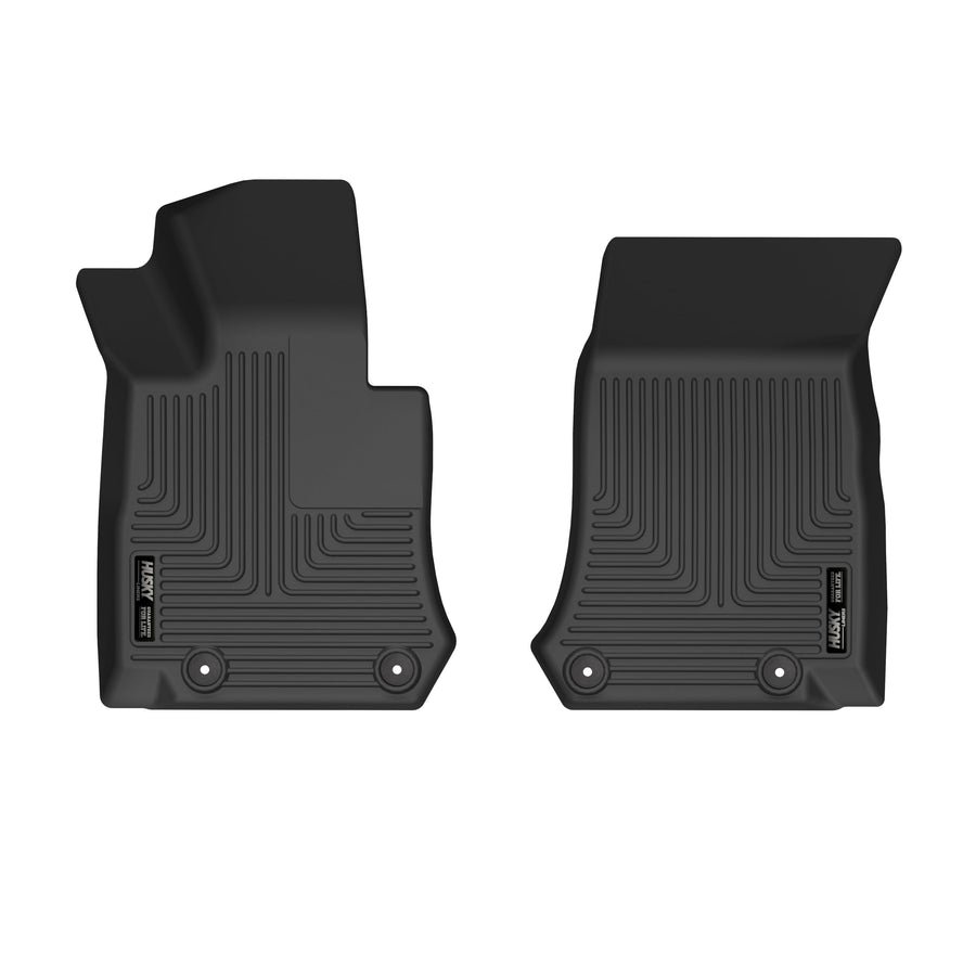 Husky Liners Floor Mats X-act Contour | Fits 2017-2022 Mercedes-Benz GLC300 | Front Row, 2-pc Black - 51401