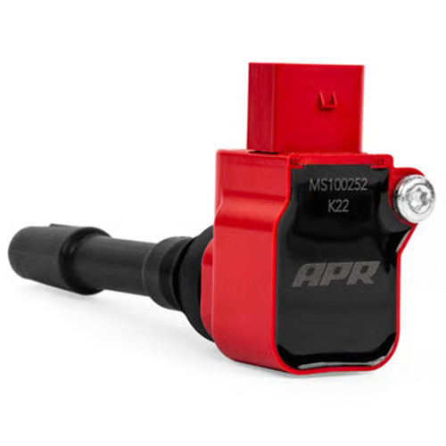 Ignition Coil APR MS100252 (Red) for Select Porsche 9A2 Engines - Direct Replacement for OEM Stock Parts 0PB905093F, 0PB905110, 9A2602104, 9A260210402, 9A7905093, and 9A790509300-1 Pack