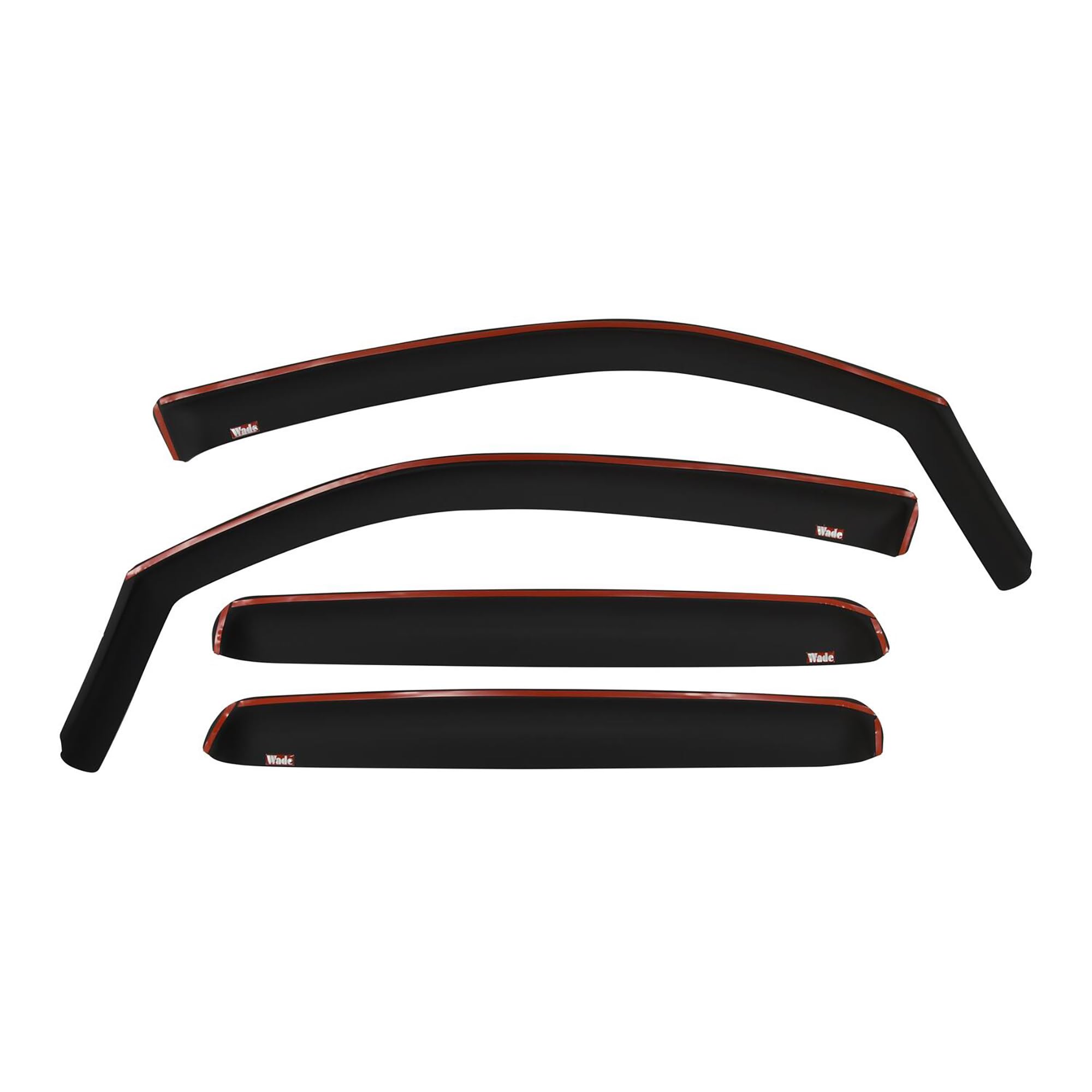 Westin 72-88933 Wind Deflector in-Channel 4pc Matte fits 2005-2020 Tacoma Double Cab