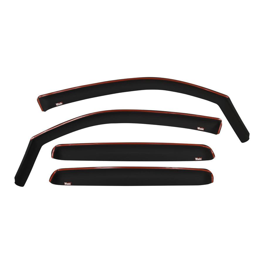 Westin 72-88933 Wind Deflector in-Channel 4pc Matte fits 2005-2020 Tacoma Double Cab