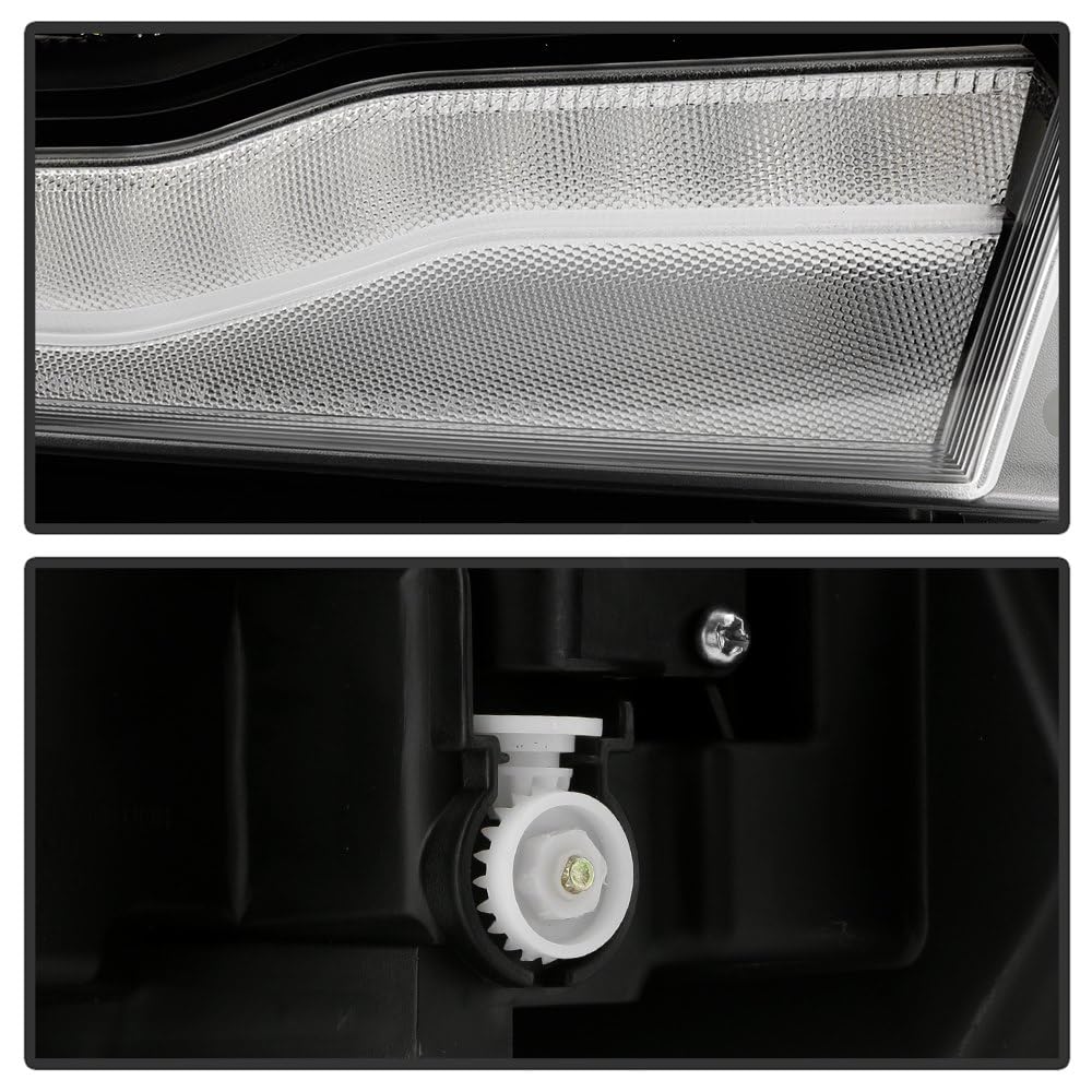 Dodge Ram 1500 Spyder (POE) 19-22 Black Bezel Full LED w/DRL Headlight - OE Right