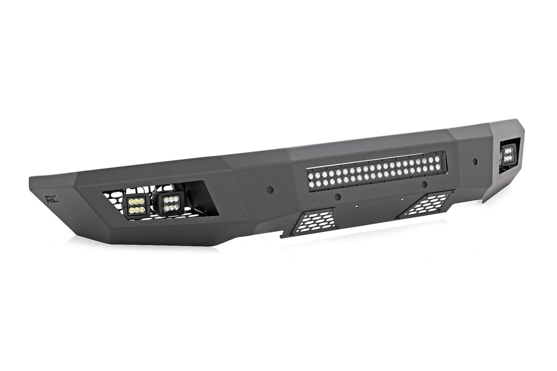 Rough Country Front Heavy Duty Bumper w/LEDs for 19-24 Ranger - 10759