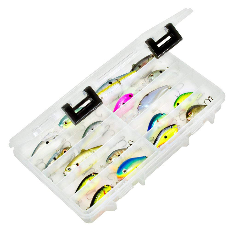 Crankbait Plano Elite Series StowAway 3700, Transparent, Holds Up to 22 Individual Medium Crankbait Lures, Tangle-Free Bait Tackle Storage and Organizer, Utility Boxes for Fishing
