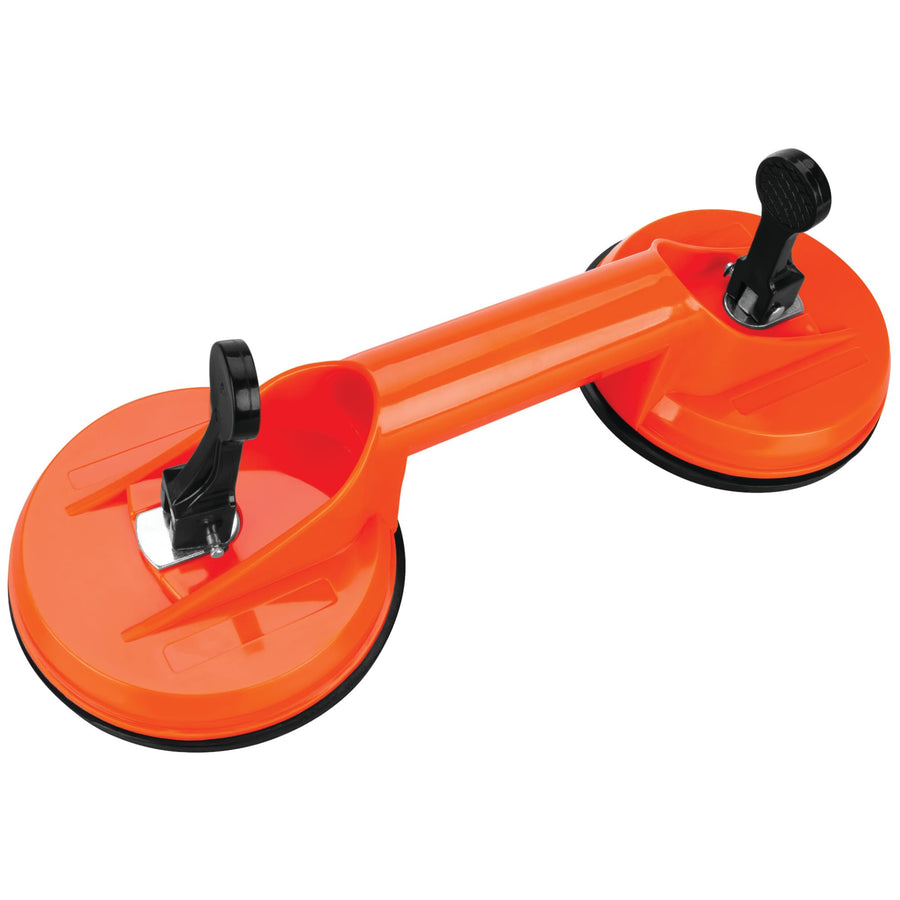 W1005 Performance Tool Dual 4-1/2 Inch Suction Cup Dent Puller, 2-Head Suction Cup, 132 Lbs. Lifting Capacity, Powerful for Lifting, Moving, Pulling, Handling Glass, Mirrors, and Metal Sheets