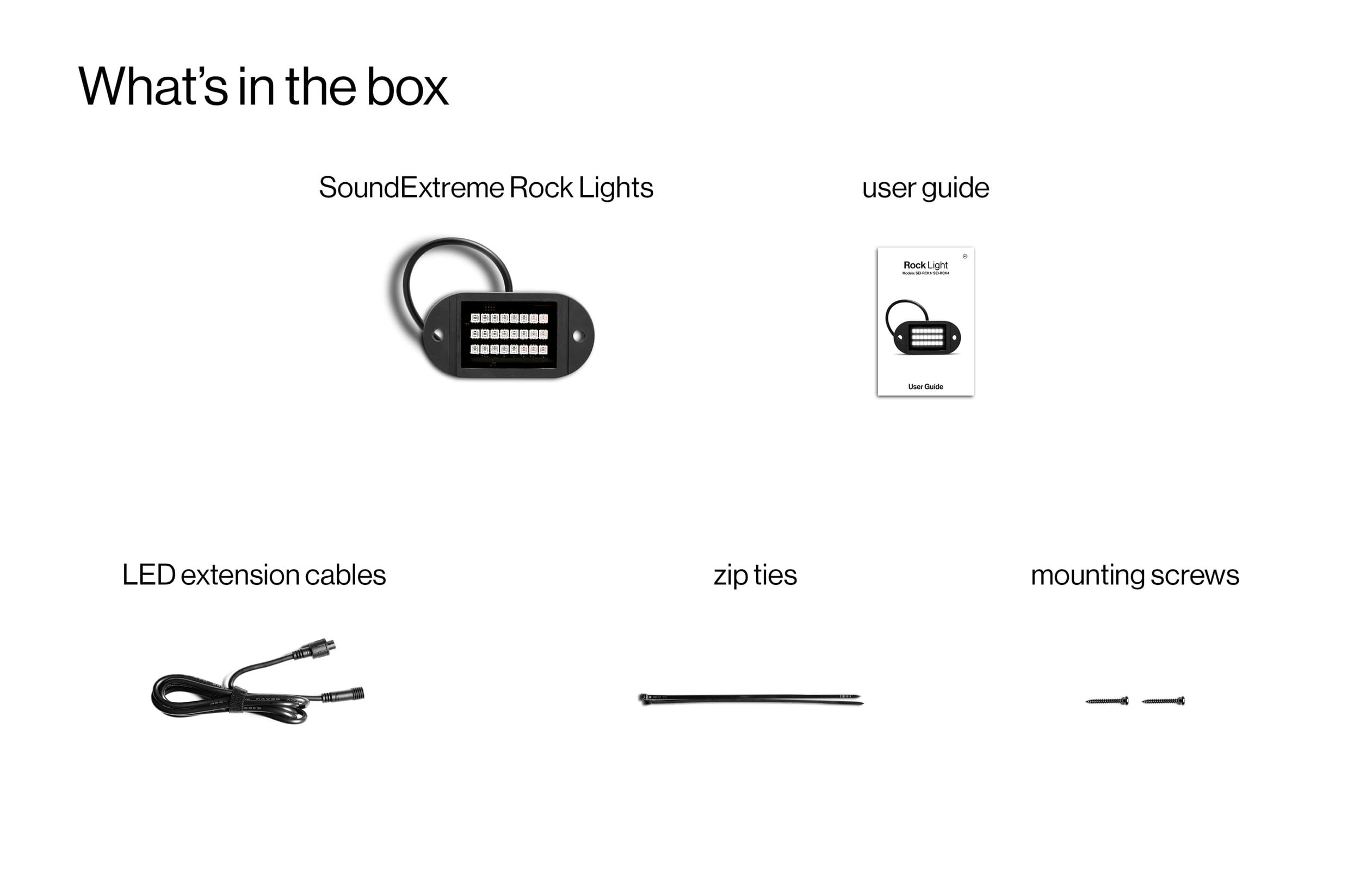 Magnetic LED Rock Lights by ECOXGEAR Waterproof Dirt Proof LEDCast Compatible (1-Pack)