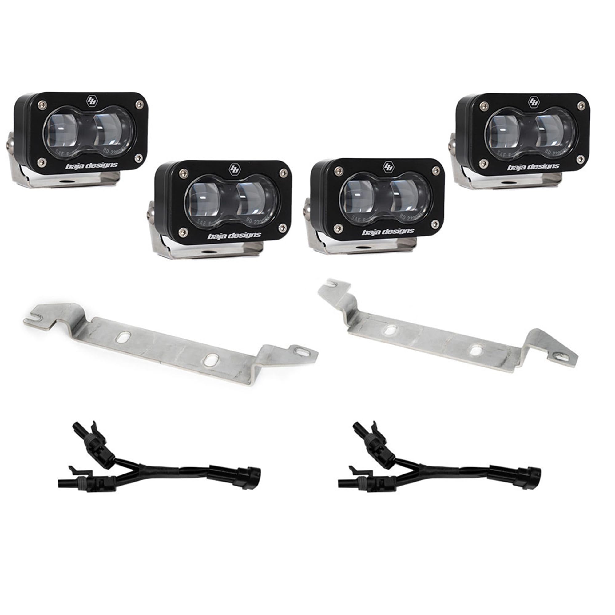 Baja Designs S2 LED Fog Light Replacement Kit SAE for Toyota Tundra 2022+ Truck