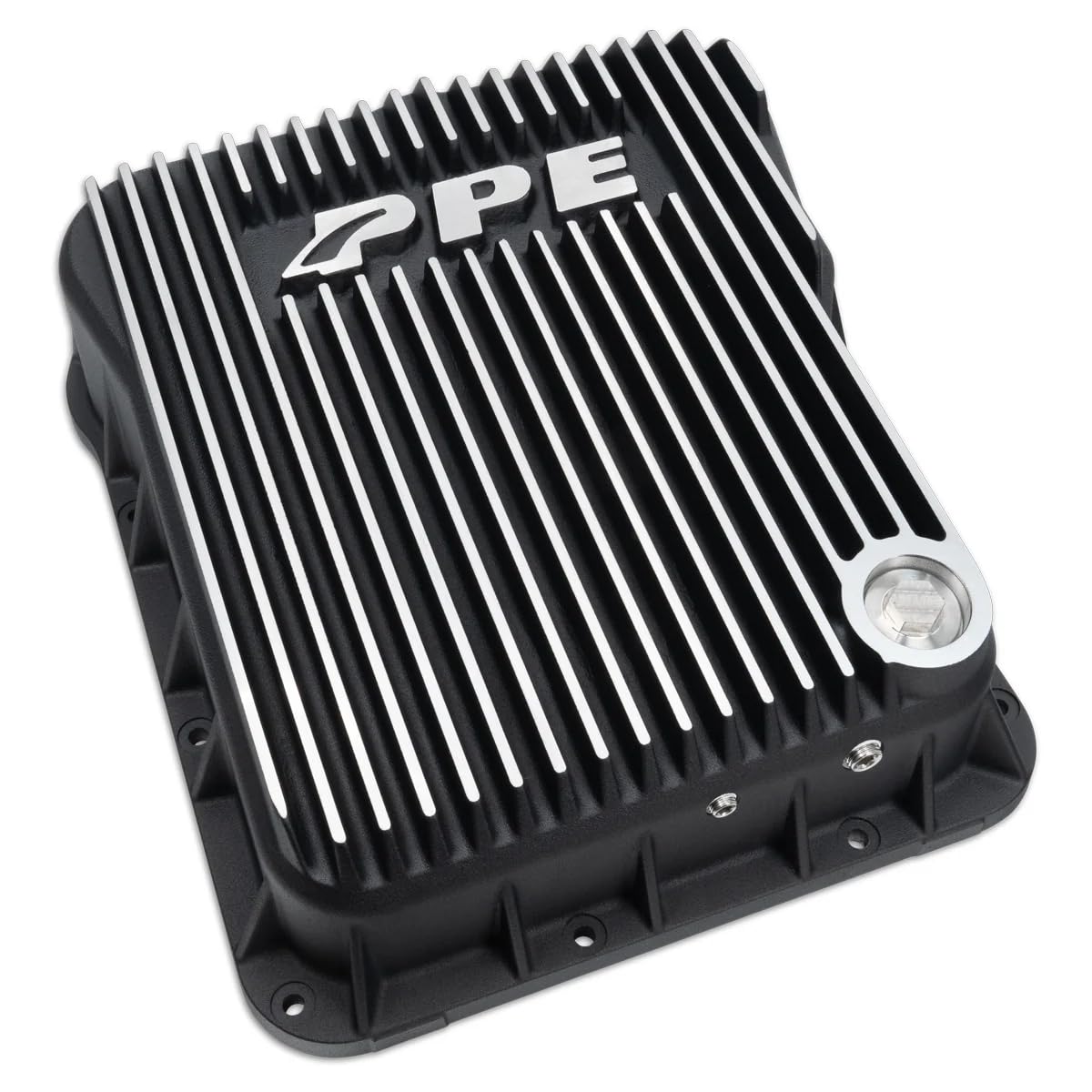 PPE Heavy Duty Cast Aluminum Transmission Pan (BRUSHED) Compatible for 2001-20019 GM/Chevy with Allison Transmission 128052010