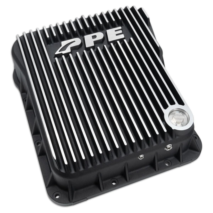 PPE Heavy Duty Cast Aluminum Transmission Pan (BRUSHED) Compatible for 2001-20019 GM/Chevy with Allison Transmission 128052010