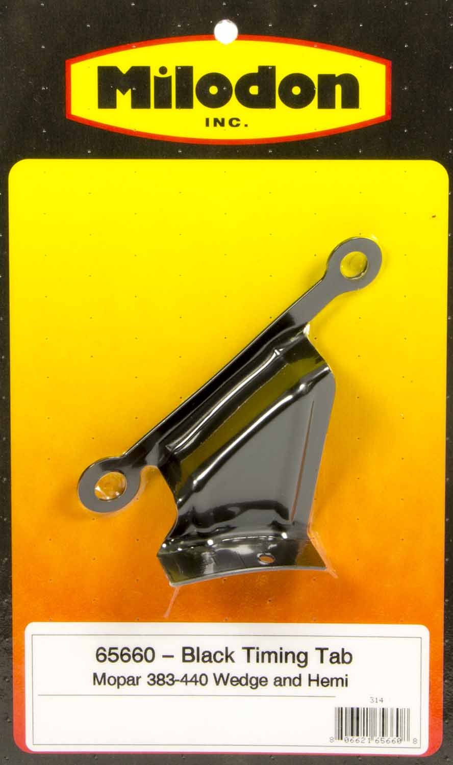 Timing Tab Milodon 65660 for Big Block Mopar, Black