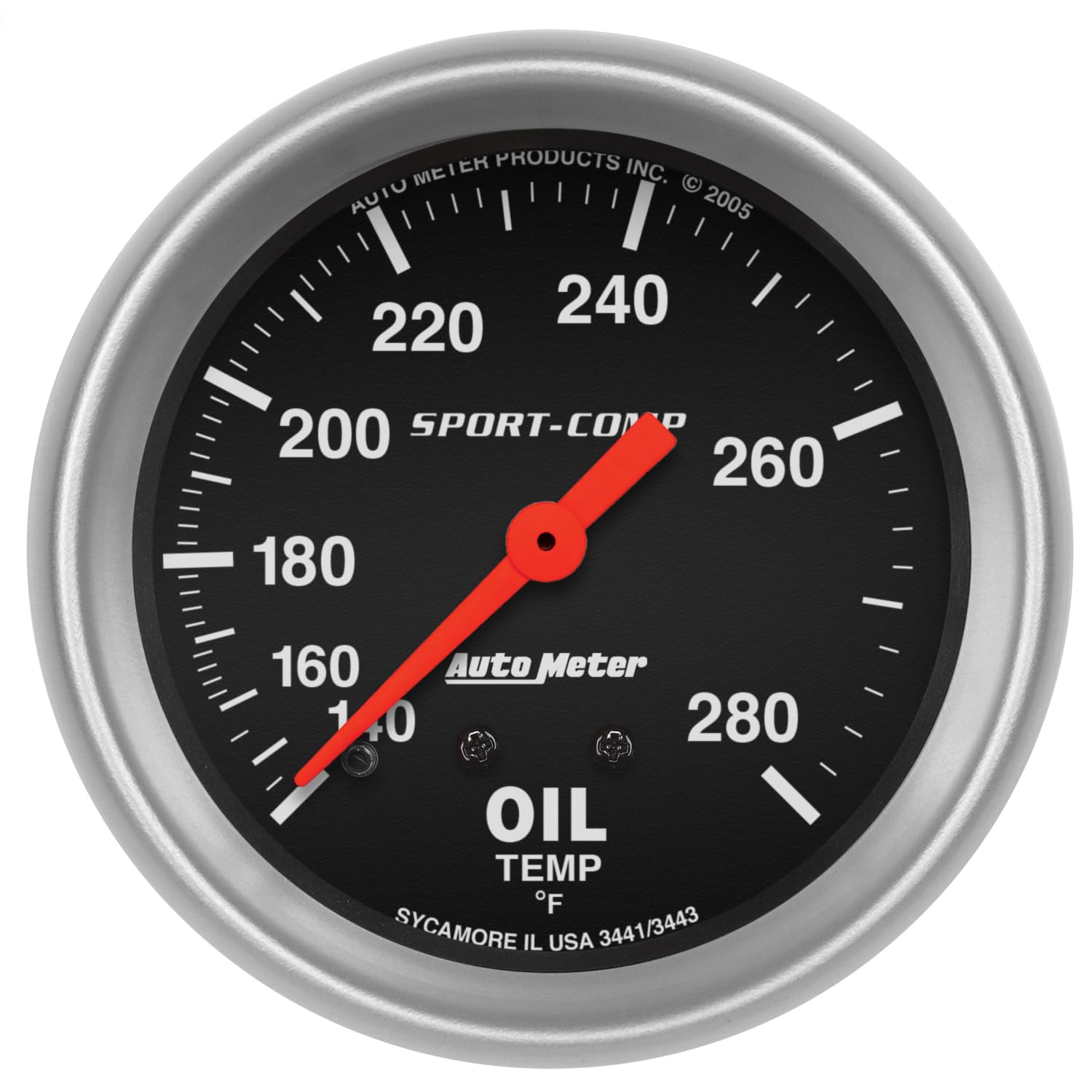 Auto Meter Sport-Comp Mechanical Oil Temperature Gauge 3441