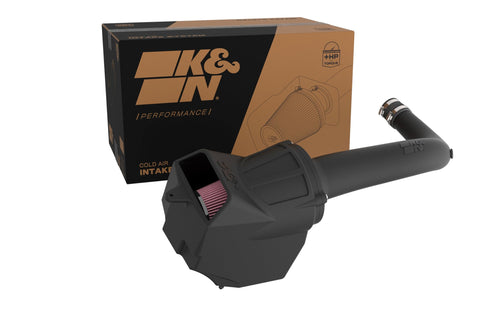 K&N Cold Air Intake System: Performance & Towing Increase, High-Flow Air Filter: Compatible with 2024 Jeep: Wrangler, 63-1597